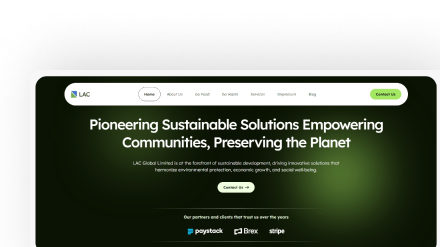 LAC Global Website Mockup